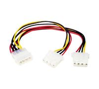 StarTech.com - Adaptador Cable en Y Divisor Molex 4 Pines - 2x Hembra y 1x Macho LP4 - Splitter