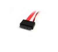 Startech Cable 50cm Slimsata A Sata Lp4 One Size Red