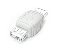StarTech.com Adaptador Conversor Cambiador de Género Gender Changer USB A - Hembra a Hembra - Blanco