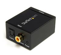 StarTech.com Adaptador Conversor de Audio Digital Coaxial SPDIF o Toslink Óptico a RCA Estéreo Analógico