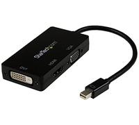 StarTech.com Adaptador Conversor de Mini DisplayPort a VGA DVI o HDMI - Convertidor A/V 3 en 1 para viajes