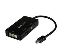 StarTech.com Adaptador Conversor de Mini DisplayPort a VGA DVI o HDMI - Convertidor A/V 3 en 1 para viajes