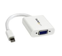 StarTech.com - Adaptador Conversor de Vídeo Mini DisplayPort DP a VGA - 1920x1200 - Activo- Blanco