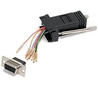 Startech.com adaptador conversor modular db9 serie a rj45 hembra a hem