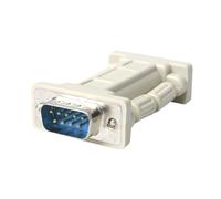 StarTech.com Null Modem Adapter DB9 Male - DB9 Female Gris