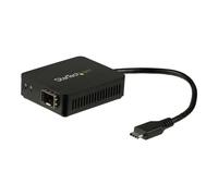 ST US1GC30SFP - Tarjeta de red, USB-C, Fast Ethernet, 1x SFP