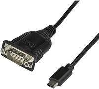 Startech Usb-c To Serial Adapter With Com Retention One Size Black