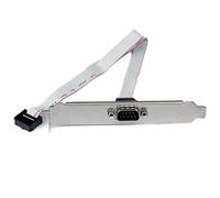 StarTech.com Adaptador de 40cm de Header Bracket Serie RS232 a IDC 10 Pines para Placa Base - Cabezal Serial - 1x DB9 Macho - 1x IDC Hembra