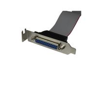 StarTech.com - Adaptador de 40cm Header Cabezal Bracket Paralelo Perfil Bajo DB25 a IDC26 Pines Placa Base