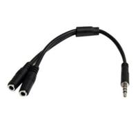 StarTech Adaptador con Micro Mini-Jack 3,5mm a 2 conectores