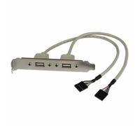StarTech.com Adaptador de Placa USB A Hembra de 2 puertos