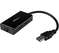 ADAPTADOR RED ETHERNET GIGABIT USB 3.0 CON HUB 2X U SB USB31000S2H