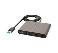 StarTech.com Adaptador de Vídeo Externo USB 3.0 a 4 Puertos HDMI - Conversor Win