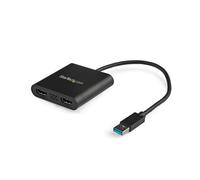 StarTech.com Adaptador de Vídeo Externo USB 3.0 a HDMI Doble - Conversor Windows