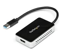 StarTech.com Adaptador de Vídeo Externo USB 3.0 a HDMI con Hub USB 1 Puerto - Tarjeta Gráfica Cable - 1080p