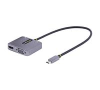 USB C VIDEO ADAPTER HDMI/VGA - 4K 60HZ 3.5MM AUDIO 100W PD 122-USBC-HDMI-4K-VGA