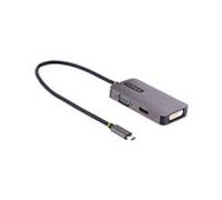 StarTech.com Adaptador de Vídeo USBC HDMI/VGA/DVI 4K 60Hz Aluminio