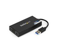 StarTech.com Adaptador Gráfico Externo USB 3.0 a HDMI - UltraHD 4K 30Hz - Certificado DisplayLink - Conversor USB-A a HDMI para Monitor - Tarjeta Gráfica Externa de Vídeo - Mac y Windows