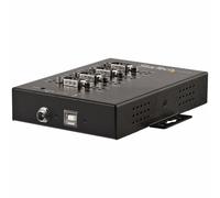 StarTech.com - Adaptador Industrial USB a 4 Puertos Serie DB9 RS232 RS422 RS485 con Protección ESD de 15kV - Cable Conversor USB