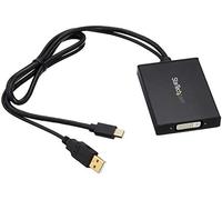 Startech.com adaptador mini displayport a dvi de enlace doble - alimen