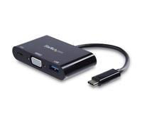 StarTech.com Adaptador Multifunción de Viajes USB-C a VGA con Entrega de Potenci