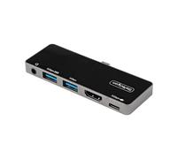 StarTech.com - Adaptador Multipuertos USB C a HDMI 2.0 de 4K 60Hz - Entrega de Alimentación PD de 100W Pass Through - Hub USB 3.