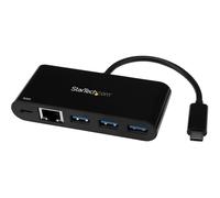 StarTech.com Adaptador Multipuertos USB-C de Red Ethernet con Hub de 3 Puertos U