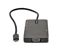StarTech.com - Adaptador Multipuertos USB-C - Docking Station USB Tipo C a HDMI 4K30 o VGA 1080p - Replicador de Puertos USBC PD