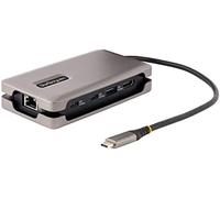 StarTech.com Adaptador Multipuertos USB-C - HDMI 2.0b 4K 60Hz - HDR - Hub USB 3.2 Gen 2 10Gbps (2xUSB-C, 1xUSB-A) - PD de 100W con Pass-Through - Con Cable de 30cm - Docking Station para Portátil
