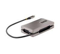 StarTech.com Adaptador Multipuertos USB-C - HDMI 2.0b 4K 60Hz - HDR - Hub USB 3.2 Gen 2 10Gbps (2xUSB-C, 1xUSB-A) - PD de 100W con Pass-Through - Con Cable de 30cm - Docking Station para Portátil