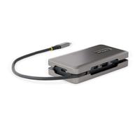 StarTech.com Adaptador Multipuertos USB-C - HDMI 4K a 60Hz VGA - Hub Ladrón USB de 3 Puertos - Power Delivery de Paso de 100W -