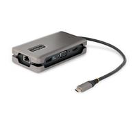 StarTech.com Adaptador Multipuertos USB-C - HDMI 4K a 60Hz VGA - Hub Ladrón USB de 3 Puertos - Power Delivery de Paso de 100W -