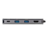 StarTech.com - Adaptador Multipuertos USB C - Mini Docking Station USB Tipo C con HDMI de 4K 30Hz - con PD de 100W - con Hub Lad