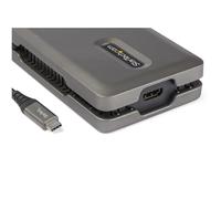StarTech.com Adaptador Multipuertos USB-C - USB Tipo C a HDMI 2.0 4K a 60Hz - Hub Ladrón USB de 2 Puertos de 10Gbps - con PD de Paso de 100W - GbE - SD/MicroSD - Mini Docking Station