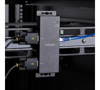 StarTech.com - Adaptador Serie a Ethernet - Conversor RJ45 LAN IP a DB9 RS232 - Servidor de Dispositivos Serie de 2 Puertos - Ca