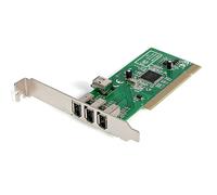 StarTech.com Adaptador Tarjeta Controladora FireWire 400 PCI 4 Puertos Chipset T