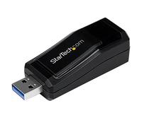 StarTech.com Adaptador Tarjeta de Red Externa NIC USB 3.0 a 1 Puerto Gigabit Ethernet 1Gbps RJ45 USB A Sin Dongle