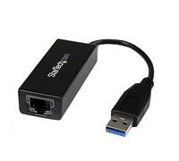 StarTech.com Adaptador Tarjeta de Red Externa USB 3.0 a Ethernet Gigabit para Windows y Mac, Conversor de Red NIC 10/100/1000, Adaptador de Red Externo USB a RJ45, Alimentado por el Bus (USB31000S)