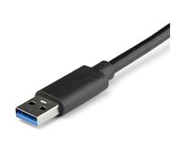 Tarjeta de Red - StarTech.com USB32000SPT USB 3.0 a NIC Gigabit Doble con Puerto USB