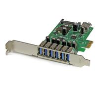 StarTech.com Adaptador tarjeta PCI Express 7 puertos USB 3.0 (5Gbps) con aliment