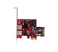 Startech Pcie 4 Port Usb 3.0 Sata One Size Red / Silver / Black