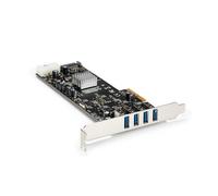Tarjeta USB - StarTech.com PEXUSB3S44V Tarjeta PCI Express 4 Puertos USB 3.0 UASP QuadBus LP4 SATA