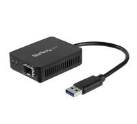 StarTech.com Adaptador USB 3.0 a Fibra Óptica - Adaptador Compacto USB a Ranura SFP Abierta - Adaptador de Red USB a Gigabit - Adaptador USB 3.0 a Fibra Compatible con Multimodo MMF o Monomodo SMF - Nuevo