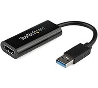StarTech.com Adaptador USB 3.0 a HDMI - 1080p (1920x1200) - Adaptador Conversor Compacto de USB-A a HDMI para Monitor - Adaptador Gráfico Externo de Vídeo - Negro - para Windows Solamente