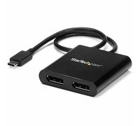 Splitter - StarTech.com MSTCDP122DP Divisor Multiplicador USB-C a DisplayPort 2 Puertos Hub MST