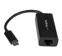 StarTech.com Adaptador de Red Ethernet Gigabit USB-C - Adaptador externo USB 3.0 a RJ45 - USB Tipo C a Ethernet - Negro