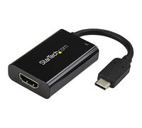 StarTech.com Adaptador USB-C a HDMI - 4K 60Hz - Compatible con Thunderbolt 3 - con Entrega de Alimentación PD - Conversor USB Tipo C