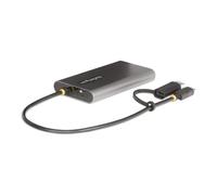 StarTech.com - Adaptador USB-C a HDMI Doble - USB Tipo C a 2 Monitores HDMI - 4K 60Hz - Entrega de Alimentación PD de 100W con P