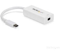 StarTech.com Adaptador USB C a Mini DisplayPort - 4K 60Hz - Blanco - Adaptador USB 3.1 Tipo C a Mini DP - Versión Mejorada es CDP2MDPEC