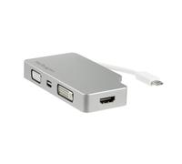 ST CDPVGDVHDMDP - Adaptador multipuerto USB C 4K con VGA, DVI, HDMI, MDP